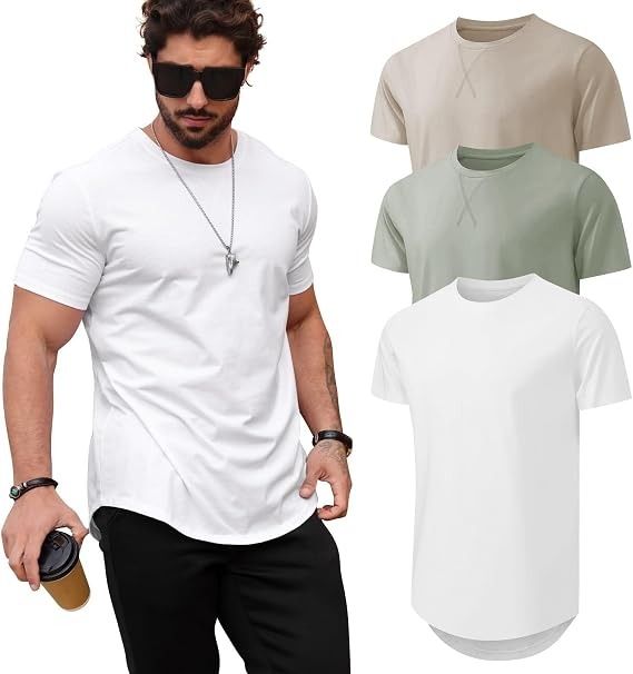 Men'S Short Sleeve T-Shirts 3-Pack